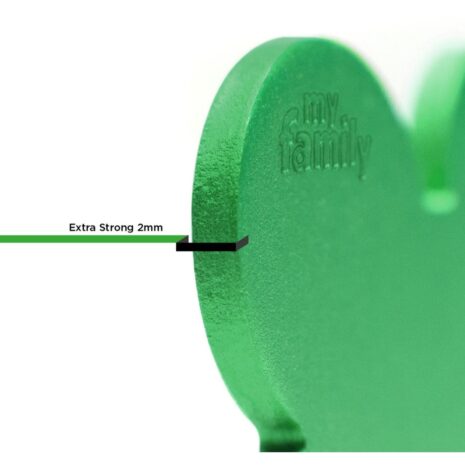 MyFamily Large Bone Pet ID Tag - Aluminium Green 2 MyFamily Large Bone Pet ID Tag - Aluminium Green