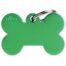 MyFamily Large Bone Pet ID Tag - Aluminium Green