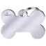 MyFamily Large Bone Pet ID Tag - Chrome Brass