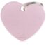 MyFamily Large Heart Pet ID Tag - Aluminium Pink