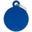 MyFamily Large Round Pet ID Tag - Aluminium Blue