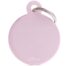 MyFamily Large Round Pet ID Tag - Aluminium Pink