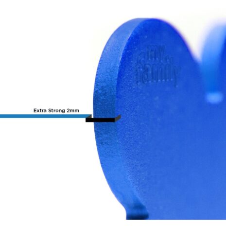 MyFamily Small Bone Pet ID Tag - Aluminium Blue 2 MyFamily Small Bone Pet ID Tag - Aluminium Blue