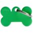 MyFamily Small Bone Pet ID Tag - Aluminium Green