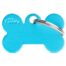 MyFamily Small Bone Pet ID Tag - Aluminium Light Blue