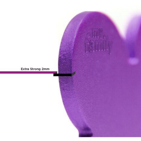 MyFamily Small Bone Pet ID Tag - Aluminium Purple 2 MyFamily Small Bone Pet ID Tag - Aluminium Purple