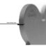 MyFamily Small Round Pet ID Tag - Aluminium Grey