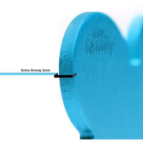 MyFamily Small Round Pet ID Tag - Aluminium Light Blue 2 MyFamily Small Round Pet ID Tag - Aluminium Light Blue