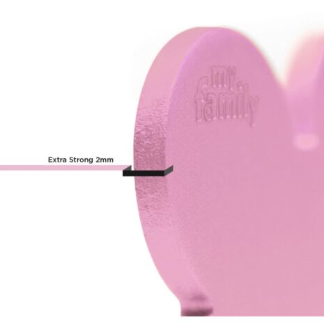 MyFamily Small Round Pet ID Tag - Aluminium Pink 2 MyFamily Small Round Pet ID Tag - Aluminium Pink