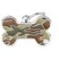 MyFamily Style Camouflage Big Bone Pet ID Tag - Green