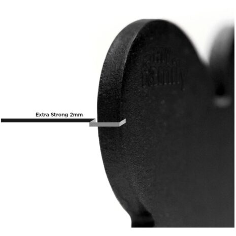 MyFamily XL Bone Pet ID Tag - Aluminium Black 2 MyFamily XL Bone Pet ID Tag - Aluminium Black