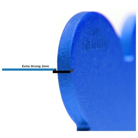 MyFamily XL Bone Pet ID Tag - Aluminium Blue 2 MyFamily XL Bone Pet ID Tag - Aluminium Blue