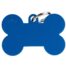 MyFamily XL Bone Pet ID Tag - Aluminium Blue