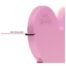 MyFamily XL Bone Pet ID Tag - Aluminium Pink