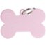 MyFamily XL Bone Pet ID Tag - Aluminium Pink