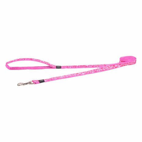Rogz Fashion Classic Small Dog Lead - Wild Hearts