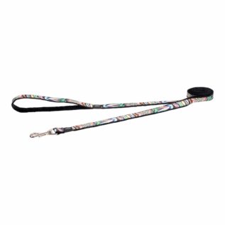 Rogz Fashion Classic Small Dog Lead - Wild Stripes