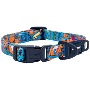 Rogz Fusion Classic XLarge Collar - Electric Turquoise
