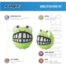 Rogz Grinz Frog Fetch Medium Dog Toy - Lime