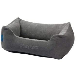 Rogz Indoor Walled Medium Dog Bed - Grey