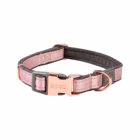 Rogz Urban Classic Medium Dog Collar - Pink Blush Rogz Urban Classic Medium Dog Collar - Pink Blush