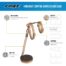 Rogz UrbanCat Control Harness And Lead - Gold Rush