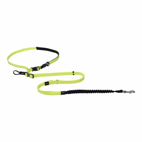 Rogz Utility Handsfree Large Lead - Dayglow Yellow Reflective