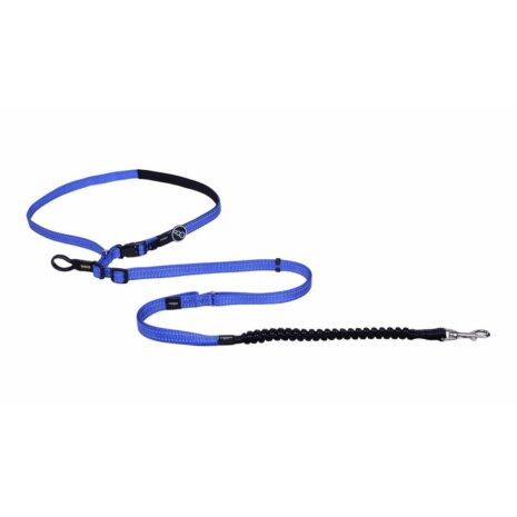 Rogz Utility Handsfree Medium Lead - Blue Reflective
