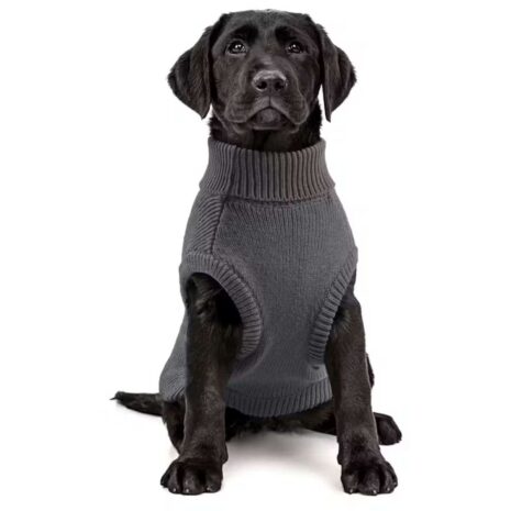 Rogz Wolfskin Knitted Dog Sweater - Dark Grey