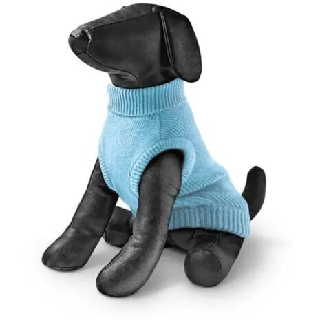 Rogz Wolfskin Knitted Dog Sweater - Pale Blue 2 Rogz Wolfskin Knitted Dog Sweater - Pale Blue