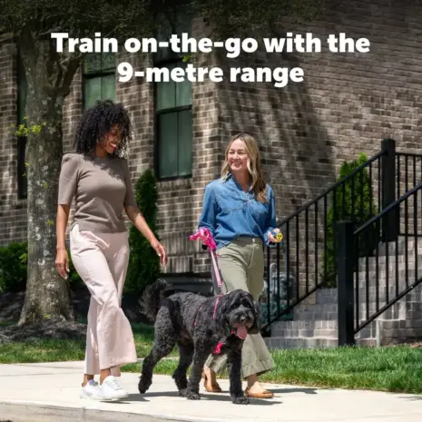 PetSafe Collarless Trainer - 9 Metre Range PetSafe Collarless Trainer used outdoors within its 9 metre range