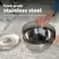 PetSafe HydroSphere stainless steel fountain opened for cleaning