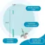 Outward Hound Tail Teaser Interactive Dog Wand Toy, Multi product view 3