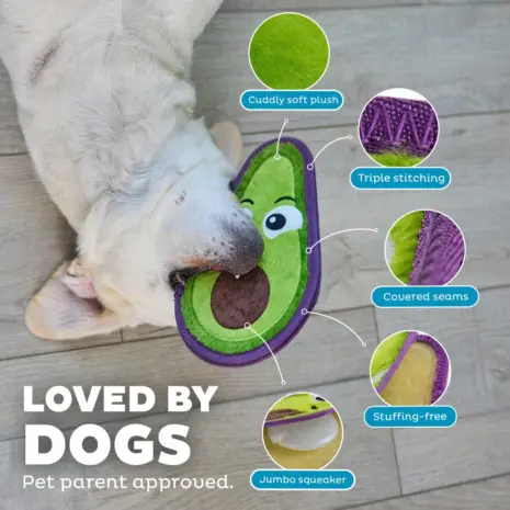 Outward Hound Tough Skinz Avocado product view 4 Outward Hound Tough Skinz Avocado product view 4