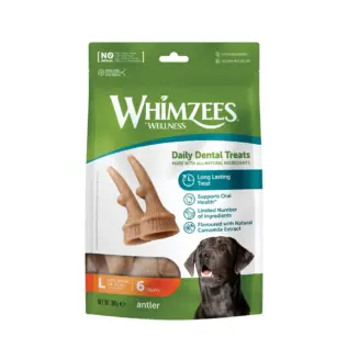 Whimzees Large Antler Single product view 2 Whimzees Large Antler Single product view 2