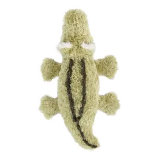 All For Paws Titan Gnaw Carl Croco Dog Toy — green crocodile with textured back All For Paws Titan Gnaw Carl Croco Dog Toy — green crocodile with textured back
