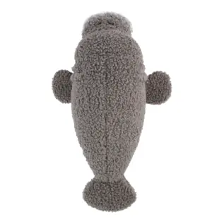 All For Paws Titan Gnaw Manu Manatee Dog Toy — grey manatee with small flippers All For Paws Titan Gnaw Manu Manatee Dog Toy — grey manatee with small flippers