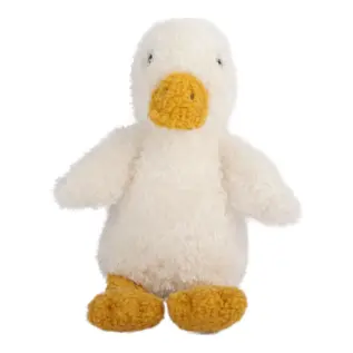 All For Paws Titan Gnaw Bella Bird Dog Toy — white bird with yellow beak and feet