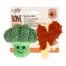 All For Paws Bone Appetit T-Bone & Broccoli Toy Duo — retail packaging