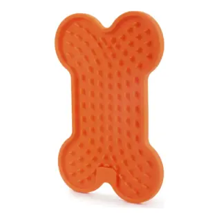 All For Paws Tasty Bone Lick Mat — Small — angled texture detail