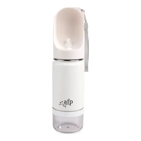 All For Paws 2-in-1 Stainless Pet Drinking Bottle — 400 ml — bottle with drinking cup All For Paws 2-in-1 Stainless Pet Drinking Bottle — 400 ml — bottle with drinking cup