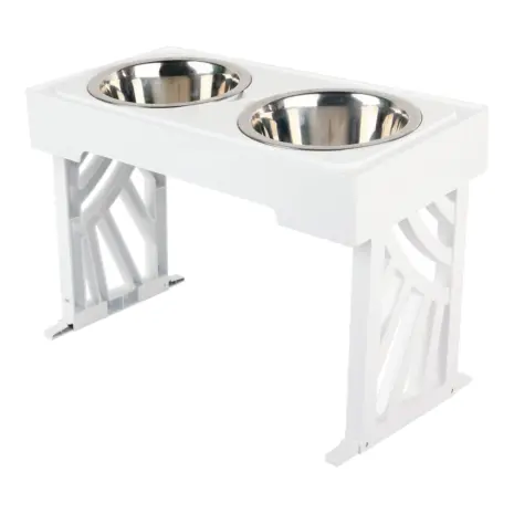 All For Paws Multi Height Double Dinner — highest stand position All For Paws Multi Height Double Dinner — highest stand position