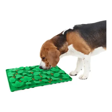 All For Paws Dig It Jungle Digmat — dog using the jungle mat All For Paws Dig It Jungle Digmat — dog using the jungle mat
