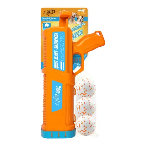All For Paws Wag Play Tennis Ball Blaster Pro — retail pack and included balls All For Paws Wag Play Tennis Ball Blaster Pro — retail pack and included balls