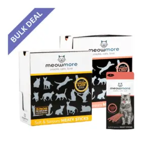 Meow More Cat Treat Sticks Bulk Deal (15g x 35 sticks)
