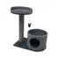 Charcoal Felt Cat House & Perch