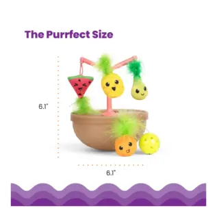 Catstages Hunt N’ Wobble Fruit Bowl product view 2 Catstages Hunt N' Wobble Fruit Bowl product view 2