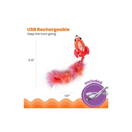 Catstages Racin’ Squirrel Robot Toy product view 3 Catstages Racin’ Squirrel Robot Toy product view 3