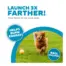 Outward Hound Launch A Ball Squeak Turquoise product view 3