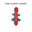 Outward Hound Fire Biterz Lizard Red MD product view 4